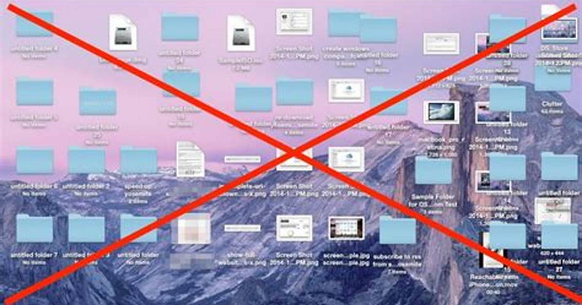Does Cluttered Desktop Slow Down Mac?