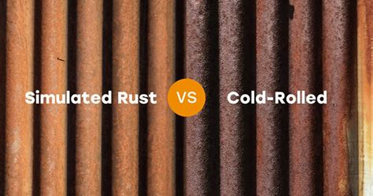 Does Cold Rolled Steel Rust?