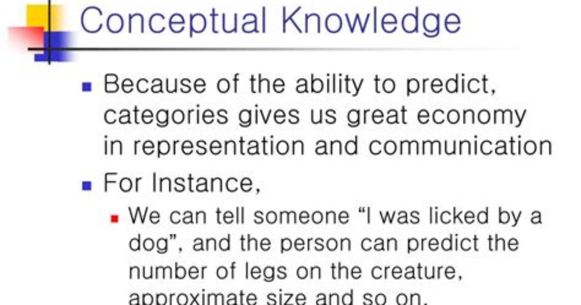 Does Conceptual Knowledge Mean?