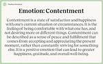 Does Contentment Equal Happiness?