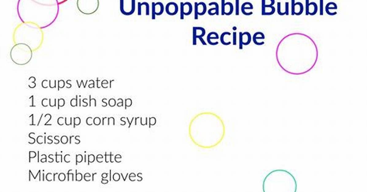Does Corn Syrup Help Make Bubbles