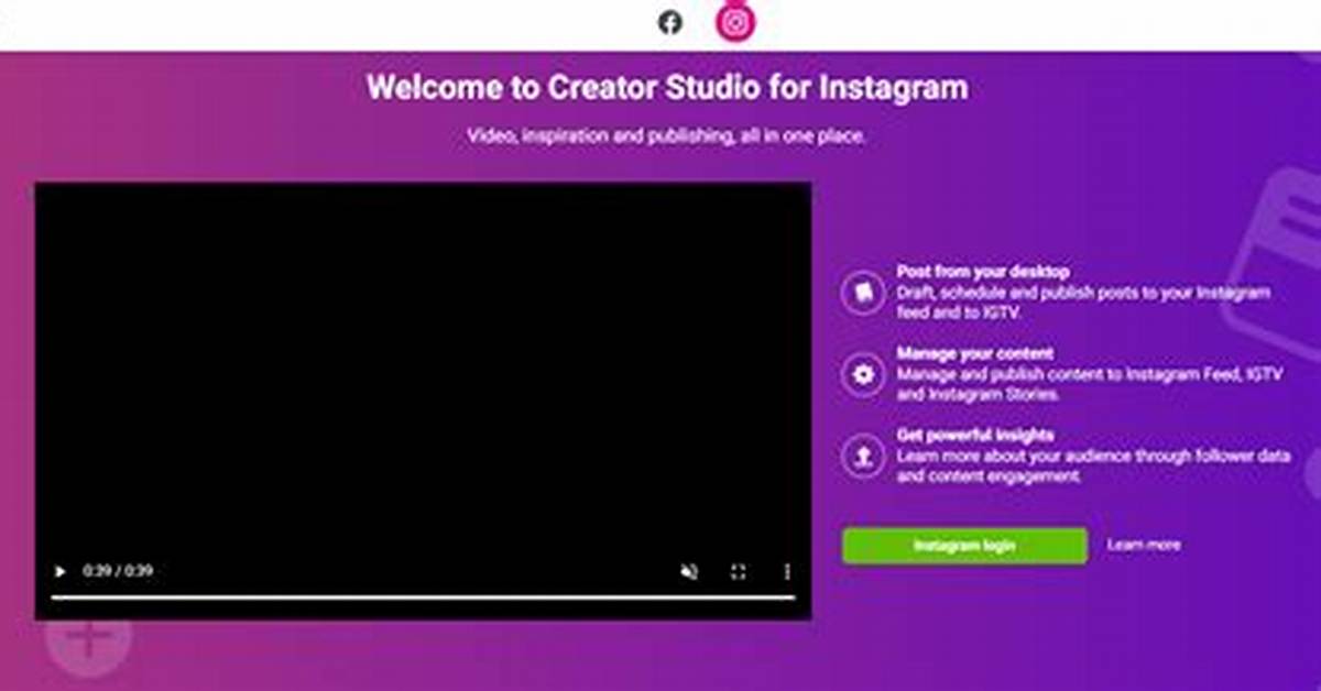 Does Creator Studio Work for Instagram?