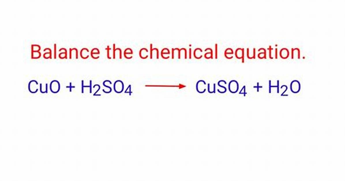 Does Cuso4 React with H2So4?
