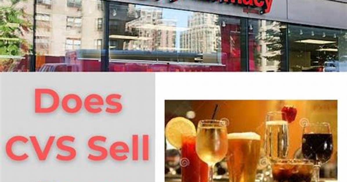 Does Cvs Sell Beer