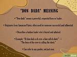 Does Dada Mean Dad?