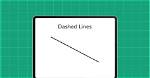 Does Dashed Line Indicate?