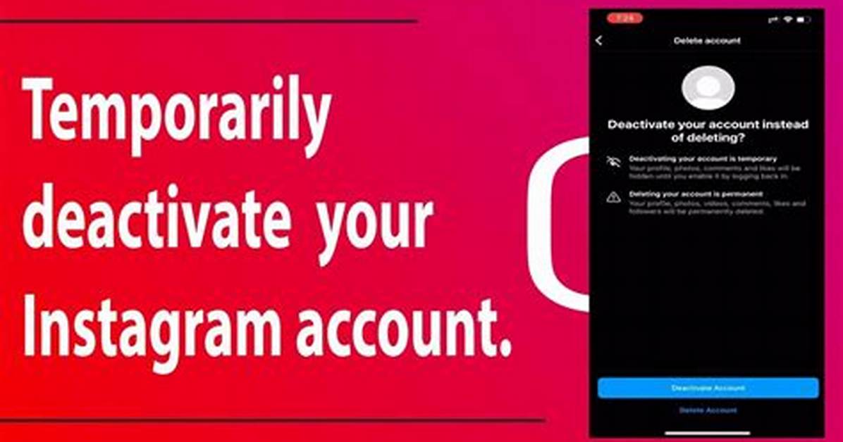 Does Deactivating Instagram Delete Messages?