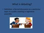 Does Debating Mean Empowerment?