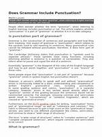 Does Diction Include Punctuation?