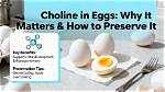 Does Egg White Have Choline?