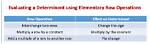 Does Elementary Row Operations Affect Determinant