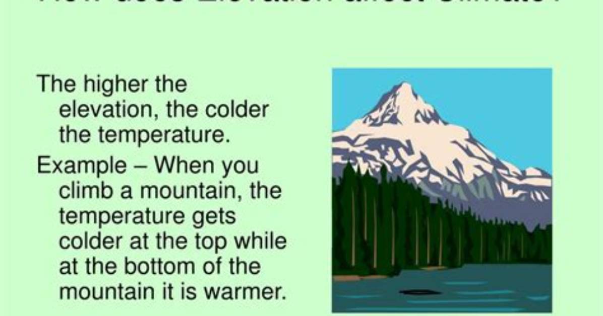 Does Elevation Affect Weight?