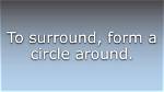Does Encircle Mean Surround?