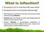 Does English Has Inflection?