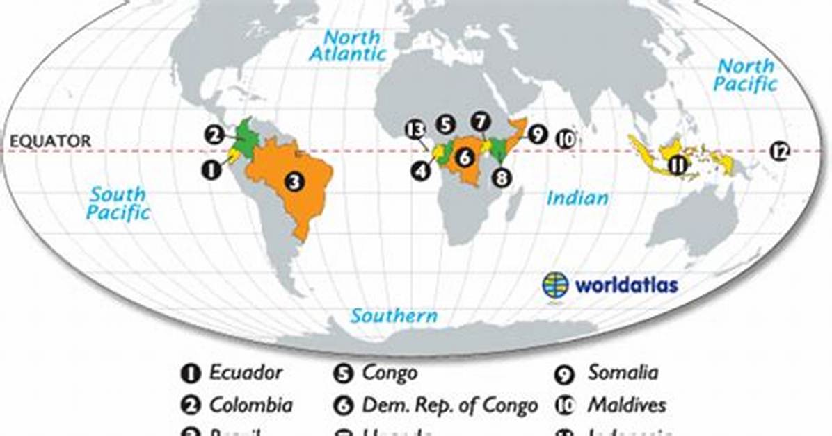 Does Equator Passes Through India?