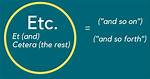 Does Etc Mean Etcetera?