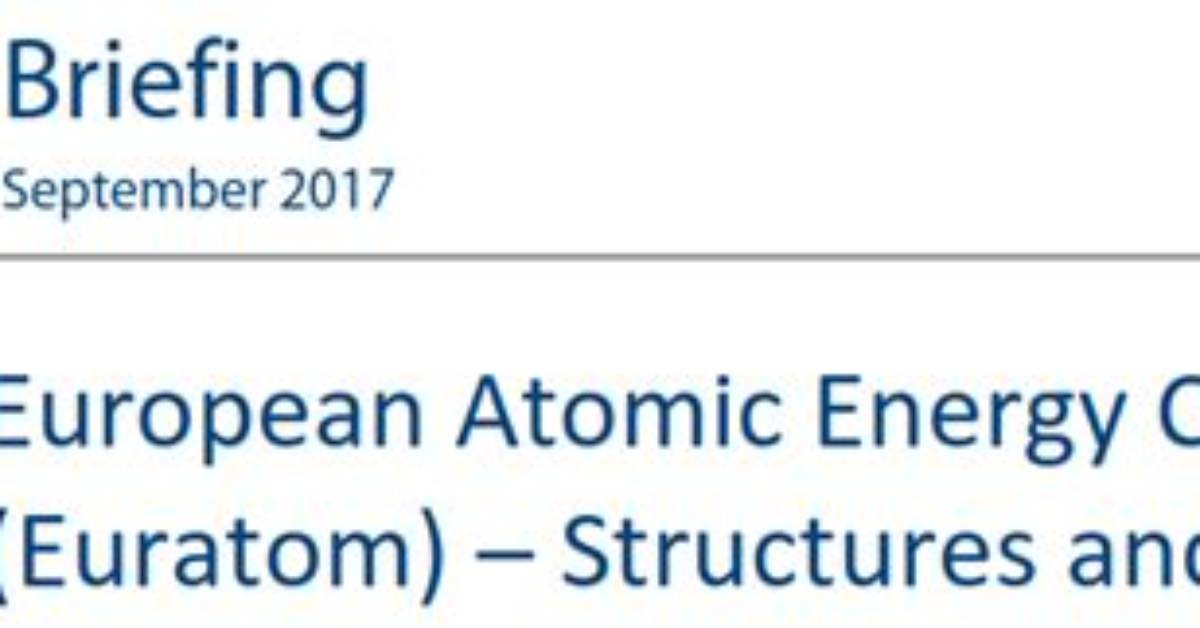Does Euratom Still Exist?