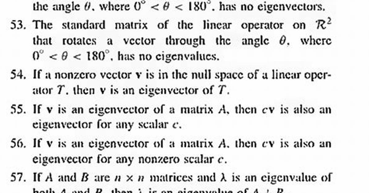 Does Every Linear Operator Have an Eigenvalue?