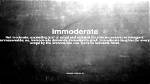 Does Excessive Mean Immoderate?
