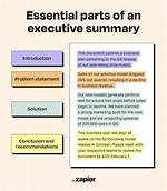 Does Executive Summary Include Recommendations?