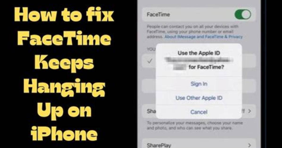 Does Facetime Hang up?