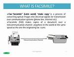 Does Facsimile Mean Fax?
