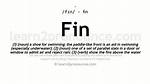 Does Fin Mean Five