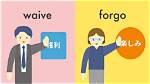 Does Forgo Mean Waive?