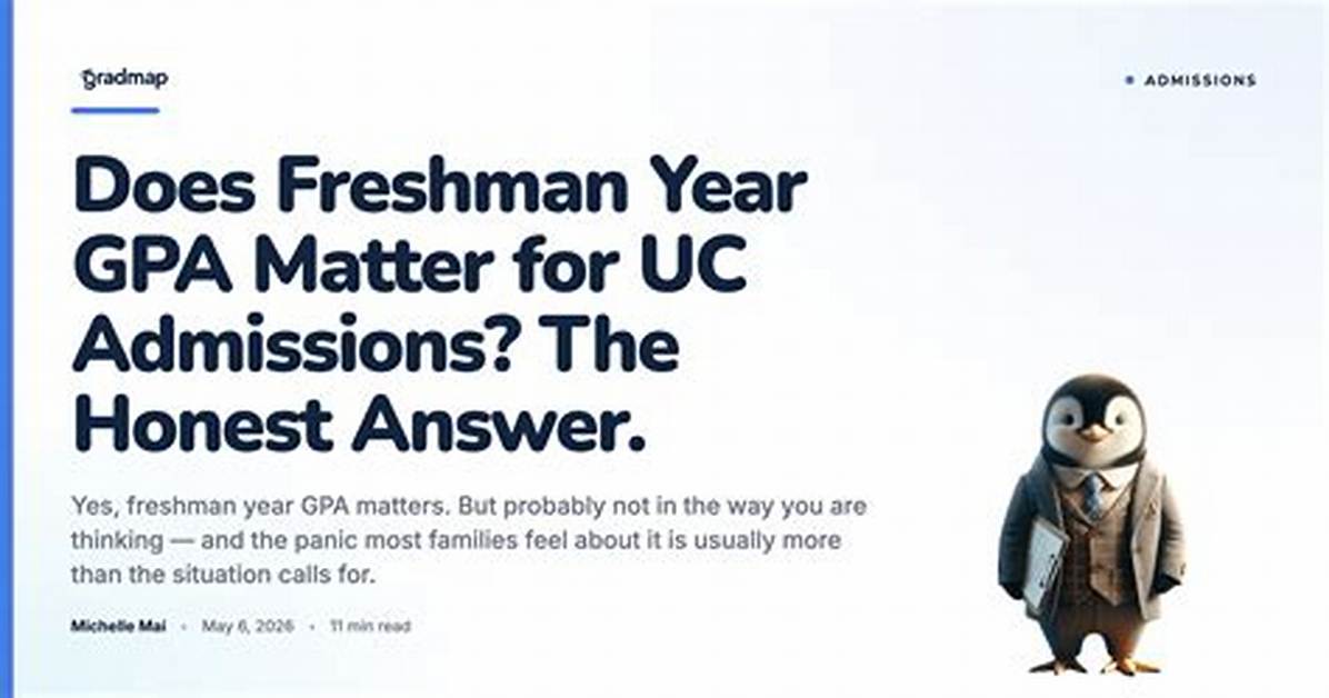 Does Freshman Year Matter?