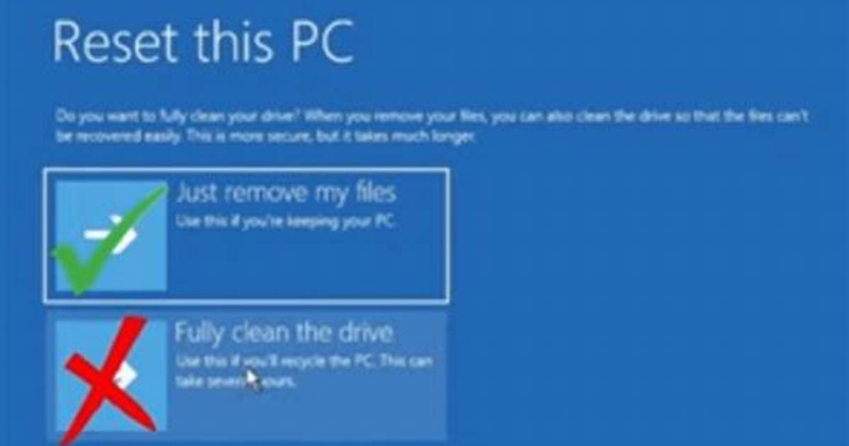 Does Fully Clean the Drive Remove Windows 10?