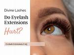 Does Getting Lashes Hurt?