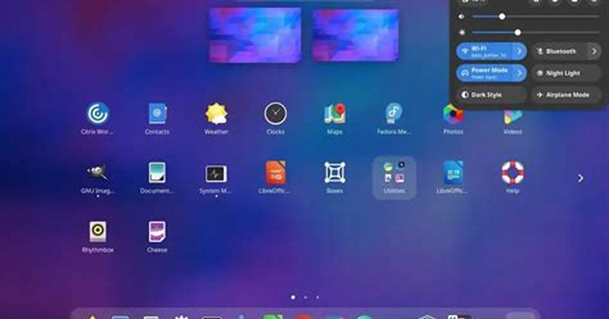 Does Gnome Support Desktop Widgets?