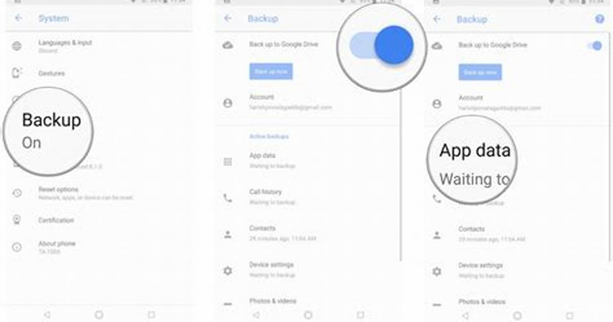 Does Google Backup Text Messages?