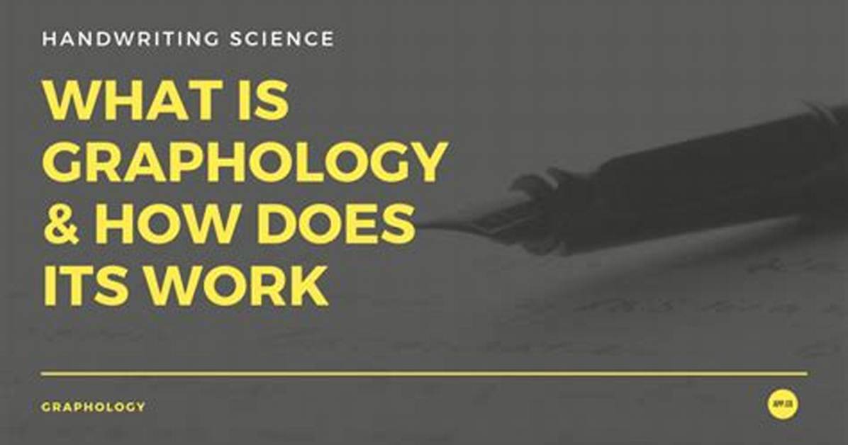 Does Graphology Really Work?