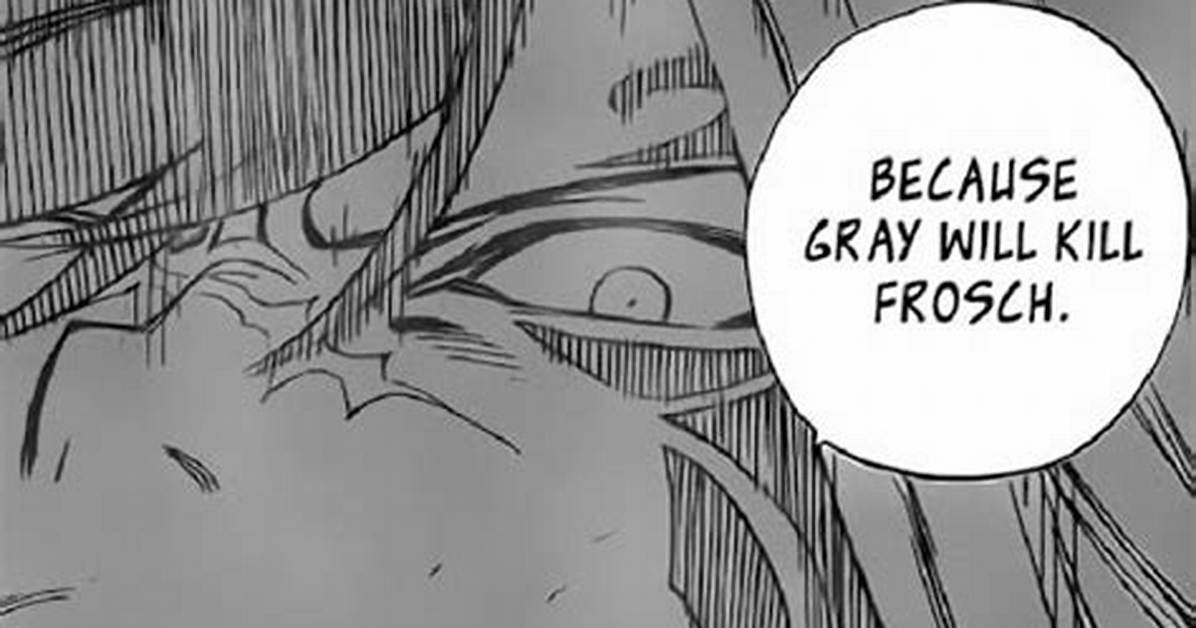 Does Gray Kill Frosch?