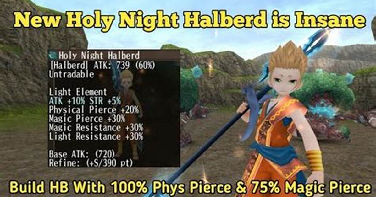 Does Halberd Pierce Bkb?