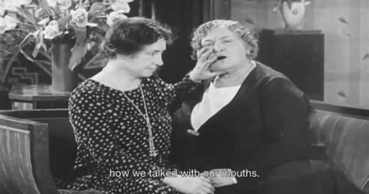 Does Helen Keller Talk?