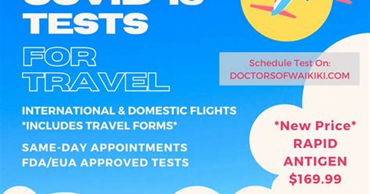 Does Honolulu Require Covid Test?
