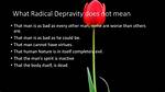 Does Human Depravity Mean?