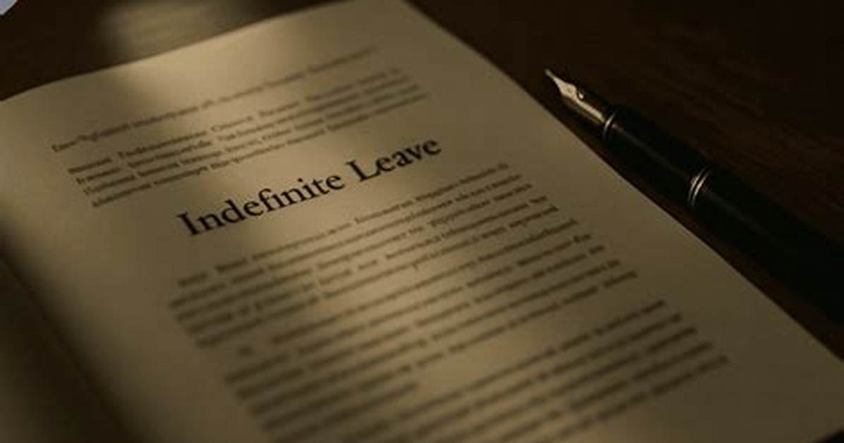 Does Indefinite Mean Permanent?