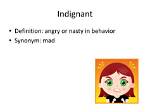 Does Indignant Mean Outraged?