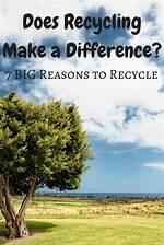 Does Individual Recycling Make a Difference?