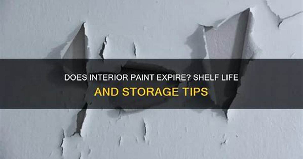 Does Interior Paint Expire