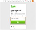 Does Kik Automatically Deactivate Account?