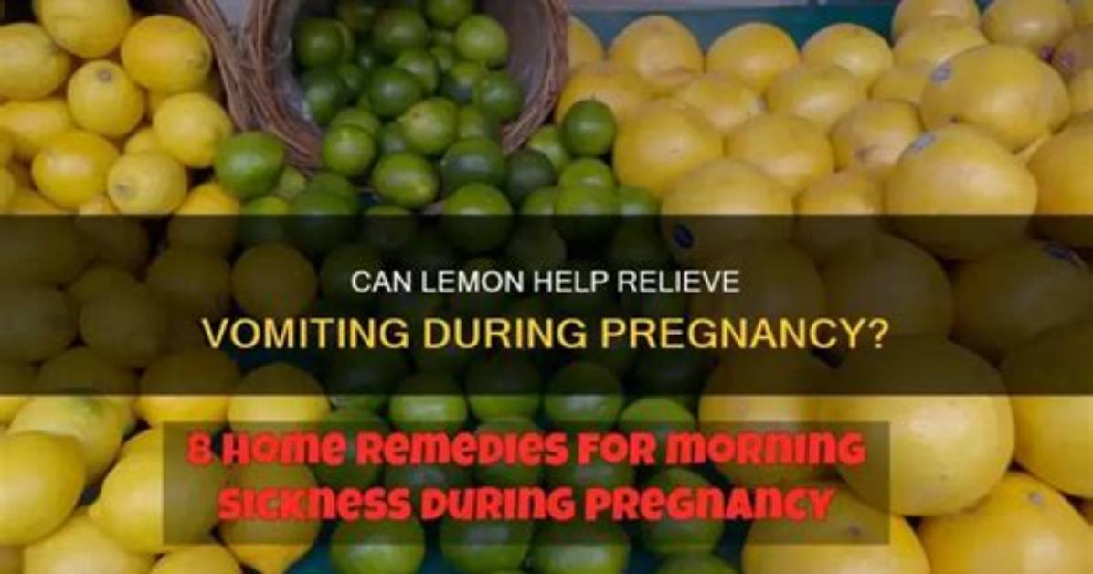 Does Lemon Stop Vomiting?