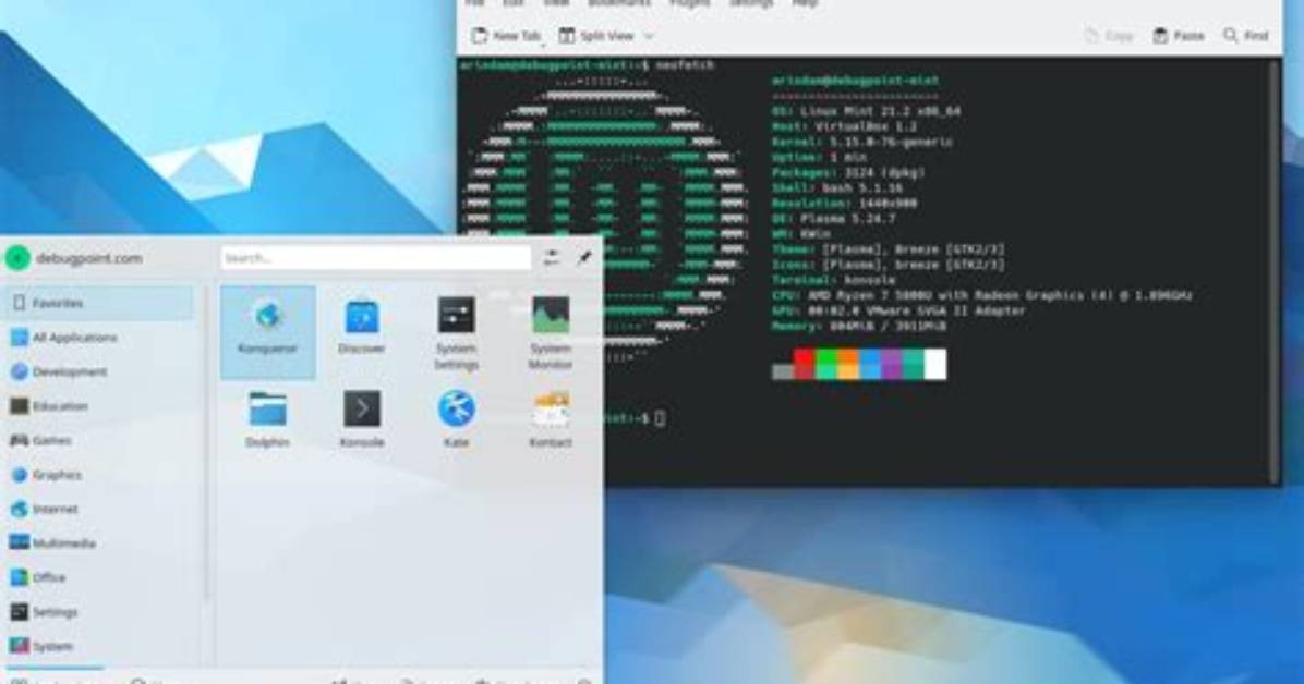 Does Linux Mint Use Kde?