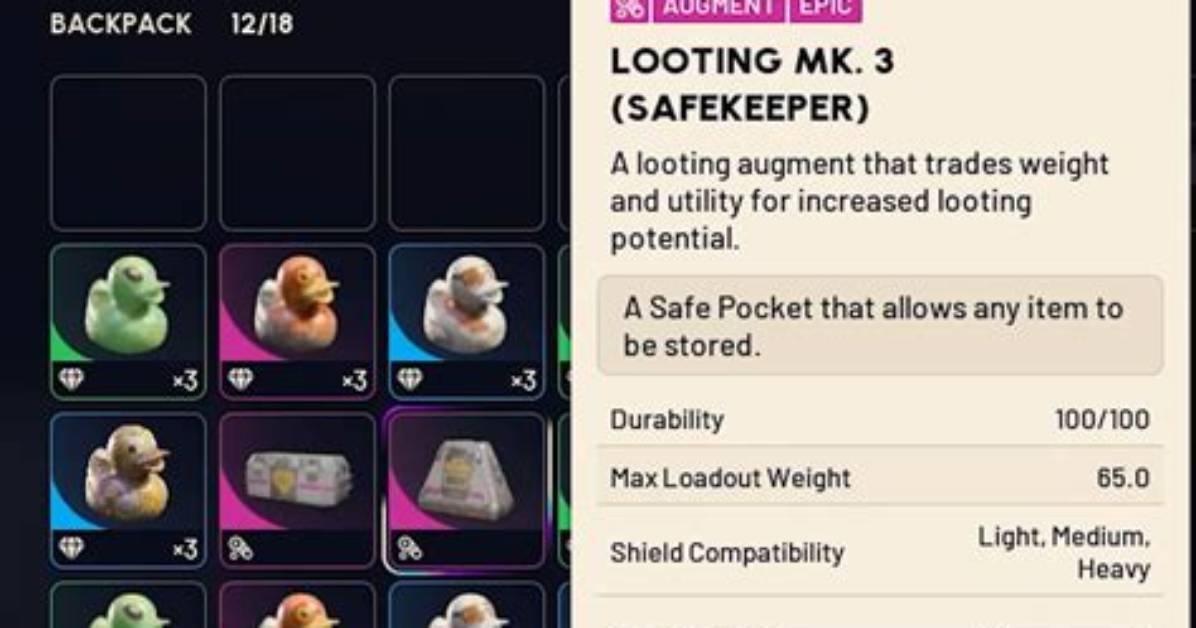 Does Looting Work on Vindicators?