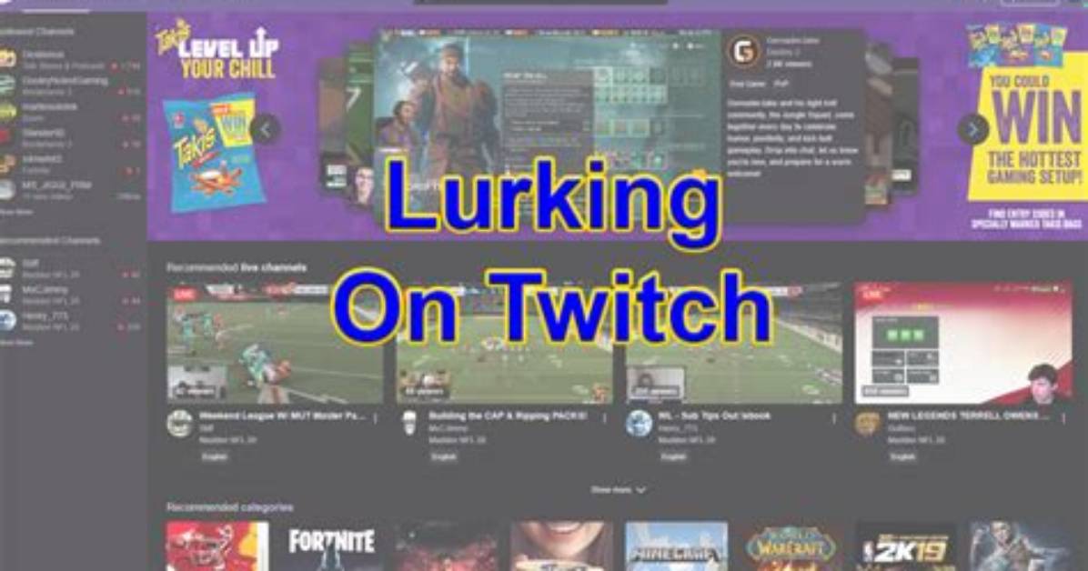 Does Lurking Help Streamers?