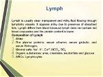 Does Lymph Contain Globulin?