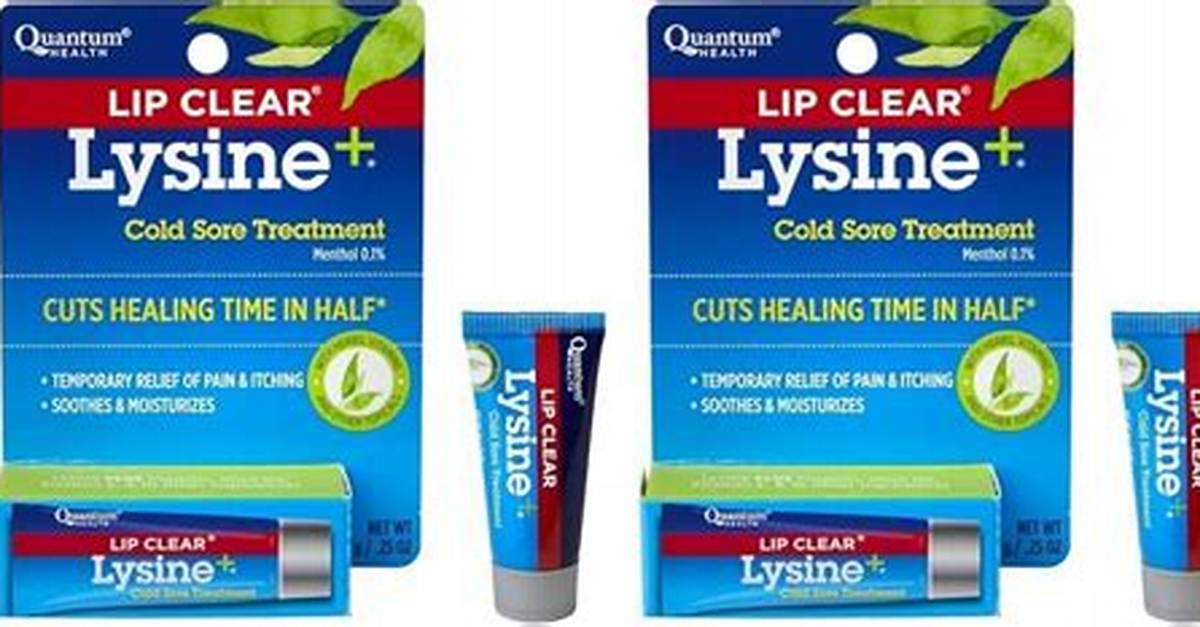 Does Lysine Help Cold Sores?
